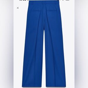 Zara Royal Blue Wide-Leg Pants